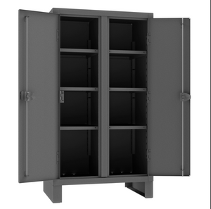 Durham HDDS243666-6S95 Double Shift Cabinet, 12 Gauge, 6 Adjustable Shelves, 36 X 24 X 66