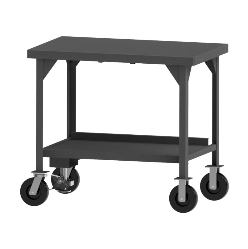 Durham HDWBMFL-3660-8PH-95 Heavy Duty, Mobile Workbench With Floor Lock, 60 X 36