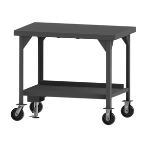 Durham HDWBMFL-3072-6PH-95 Heavy Duty, Mobile Workbench With Floor Lock, 72 X 30