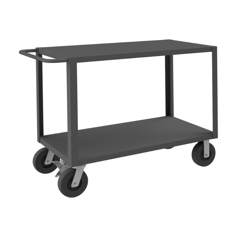 Durham HET-2460-2-5K-FL-95 Heavy Duty Service Truck, 2 Shelves, 24 X 60, 5000 Lbs. Capacity, Floor Lock