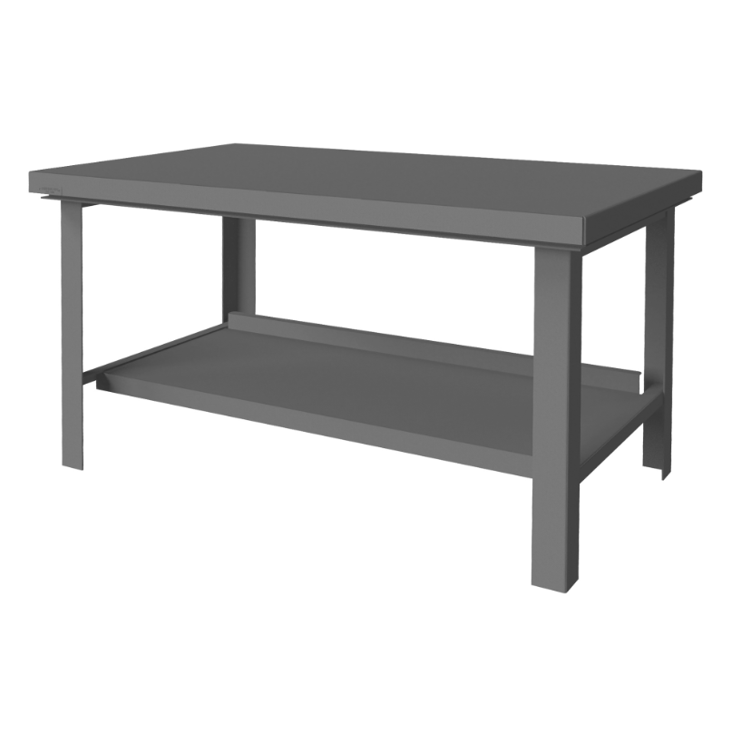 Durham HWB-3660-95 Extra Heavy Duty Workbench, 1 Bottom Shelf, 60 X 36 X 34