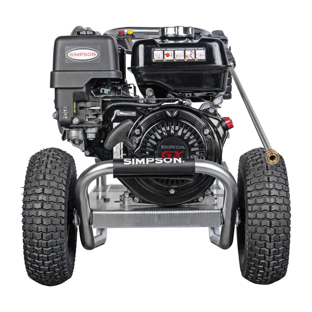 Simpson IS61026 Industrial Series 49-State 3500 PSI at 4.0 GPM HONDA® GX270 with AAA® Triplex Plunger Pump Cold Water Gas Professional Pressure Washer