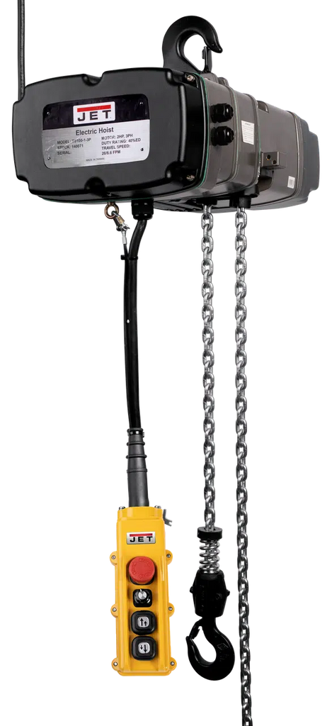 Jet Tools - TS500-070  5T ELEC HST 30' LIFT 3PH 460V