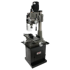 Jet Tools - JMD-45GHPF Geared Head Square Column Mill Drill with Power Downfeed with NMS300 2 Axis DRO