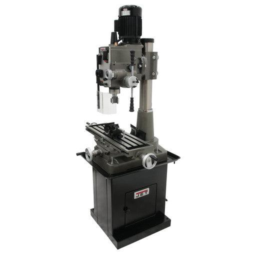 Jet Tools - JMD-45GHPF Geared Head Square Column Mill Drill with Power Downfeed with NMS300 2 Axis DRO & X-Axis Powerfeed