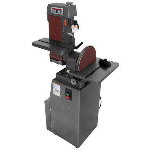 Jet Tools - J-4200A-2, 6 x 48 Industrial Combination Belt and Disc Finishing Machine 230V 1Ph