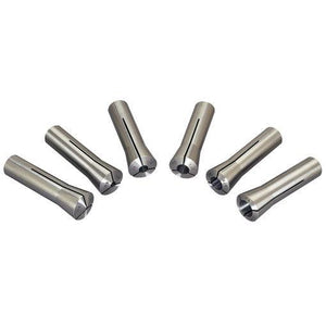 Jet Tools - CS-R8, 6-piece R-8 Collet Set  1/8" - 3/4" (8ths)