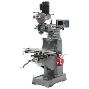 Jet Tools - JVM-836-3 Mill With 3-Axis ACU-RITE 203 DRO (Knee) With X and Y-Axis Powerfeeds