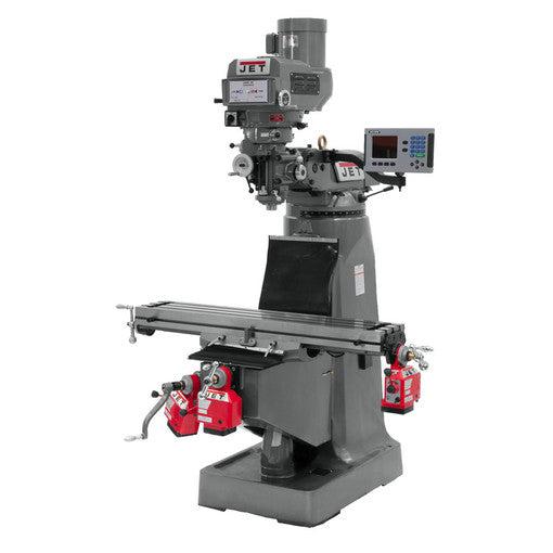 Jet Tools - JTM-4VS Mill With ACU-RITE 203 DRO With X, Y and Z-Axis Powerfeeds