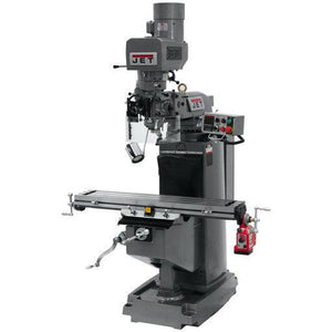 Jet Tools - JTM-4VS Mill With 3-Axis ACU-RITE 203 DRO (Quill) With X-Axis Powerfeed and Power Draw Bar