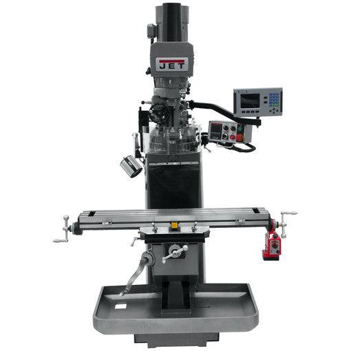 Jet Tools - JTM-949EVS Mill With 3-Axis Acu-Rite 203 DRO (Knee) With X-Axis Powerfeed and Air Powered Draw Bar