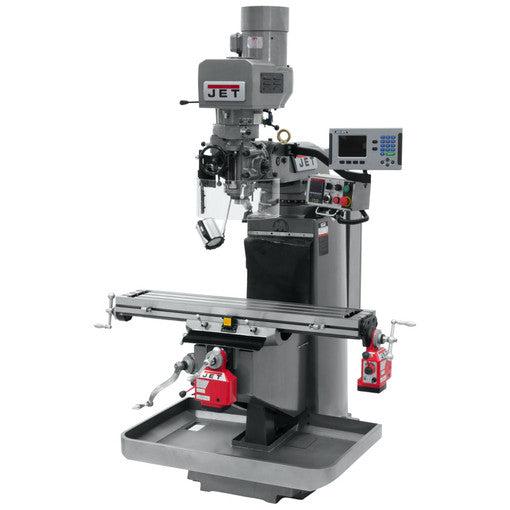 Jet Tools - JTM-949EVS Mill With 3-Axis Acu-Rite 203 DRO (Knee) With X and Y-Axis Powerfeeds