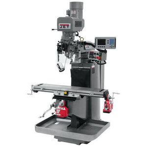 Jet Tools - JTM-949EVS Mill With 3-Axis Newall DP700 DRO (Quill) With X and Y-Axis Powerfeeds