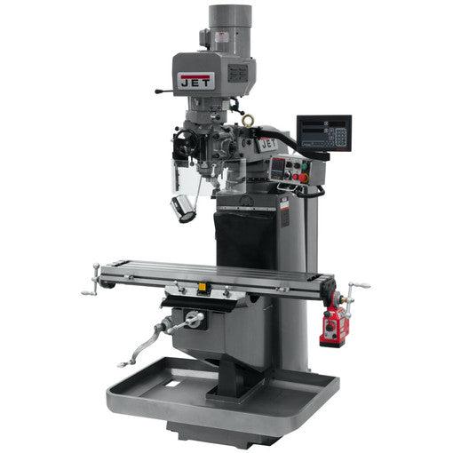 Jet Tools - JTM-949EVS Mill With 3-Axis Newall DP700 DRO (Quill) With X-Axis Powerfeed