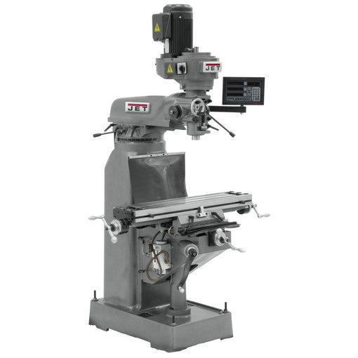 Jet Tools - JVM-836-1 Mill With Newall DP700 DRO With X and Y-Axis Powerfeed