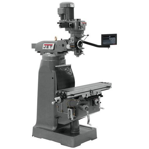 Jet Tools - JVM-836-1 Mill With 3-Axis Newall DP700 DRO (Knee)