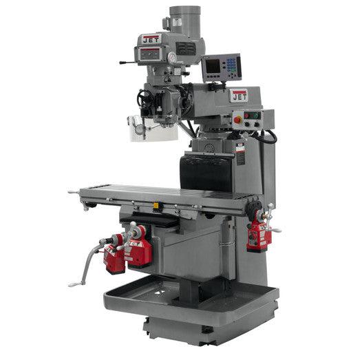 Jet Tools - JTM-1050EVS2/230 Mill With Acu-Rite 203 DRO With X, Y and Z-Axis Powerfeeds and Air Powered Drawbar