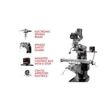 Load image into Gallery viewer, Jet Tools - ETM-949 Mill with X-Axis JET Powerfeed and USA Powered Draw Bar