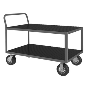 Durham LIC-3048-2-95 Low Profile Instrument Cart, 2 Shelves, 30 X 48