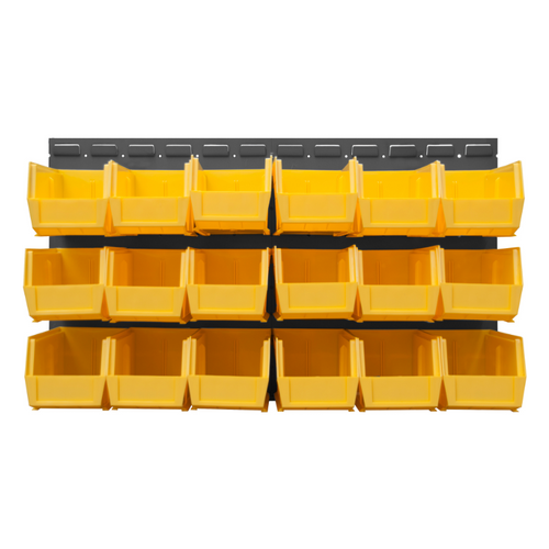 Durham LPW-34.5X20-95 Wall Mountable, 16 Gauge, Louvered Panel Rack, 34-1/2 X 20