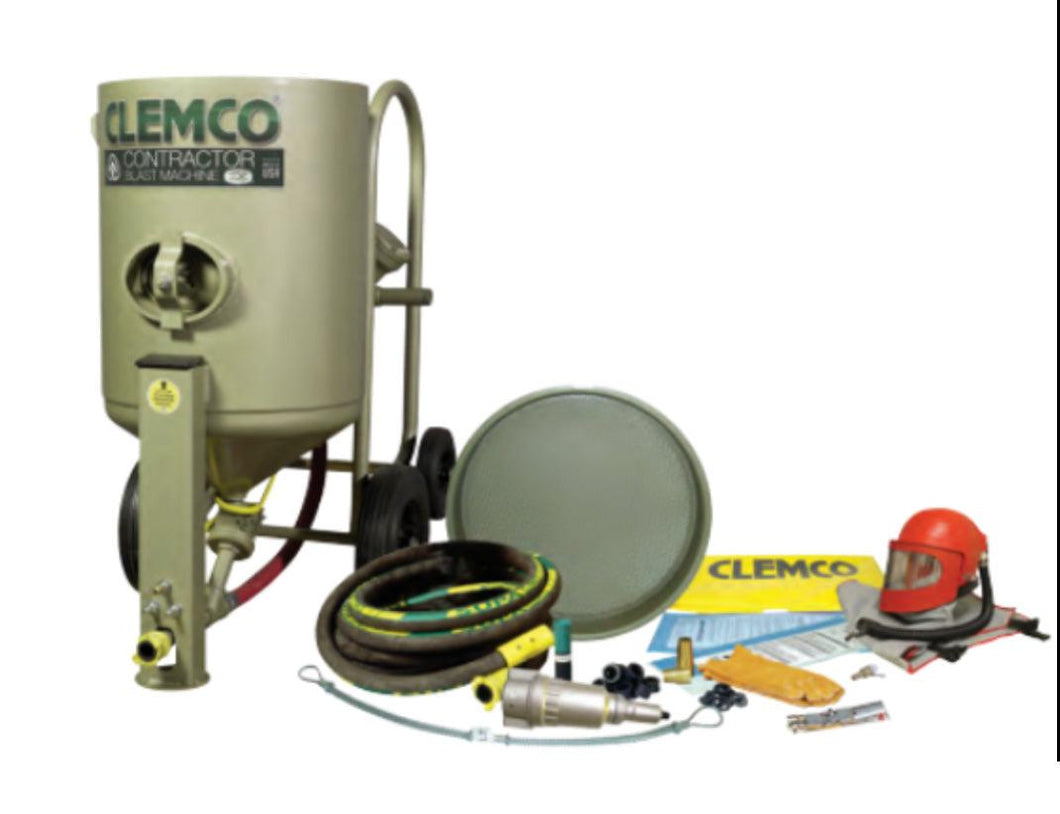 Clemco 6 cu ft Low Pressure (LP) Contractor Blast Pot Package - SaFety Gear