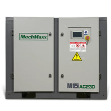 Load image into Gallery viewer, MechMaxx 15HP Rotary Screw Air Compressor - 45 CFM, 116 PSI, 230V 3-Phase | Industrial-Grade