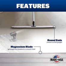 Load image into Gallery viewer, Marshalltown MB36RB 36 X 8 Round End Magnesium Bull Float-Blade Only (3/Pack)