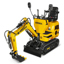 Load image into Gallery viewer, MechMaxx Mini Compact Excavator Loncin 300cc 9hp Engine, 43.3" Max. Digging Depth, 0.6Ton, 1345 LBS Operating Weight, MEC06