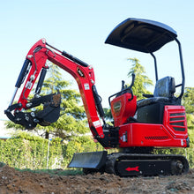 Load image into Gallery viewer, MechMaxx Mini Compact Excavator HONDA GX390 Engine, 65.7" Max. Digging Depth, 1Ton, 2280 LBS Operating Weight, MEC10