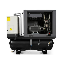 Load image into Gallery viewer, MechMaxx 20HP Combined Rotary Screw Air Compressor with Dryer &amp; 105-Gal ASME Tank | 78 CFM, 116 PSI, 460V 3-Phase - Industrial Grade