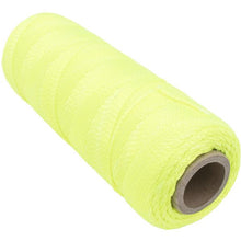 Load image into Gallery viewer, Marshalltown ML339 Braided Nylon Mason's Line 500' Fl. Yellow, Size 18 6" Core