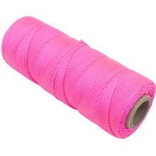 Load image into Gallery viewer, Marshalltown ML340 Braided Nylon Mason's Line500' Fl. Pink, Size 186" Core