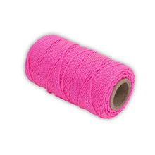 Load image into Gallery viewer, Marshalltown ML569 Twisted Nylon Mason's Line250' Fl Pink, Size 184" Core