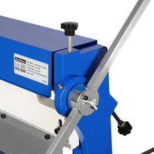 Load image into Gallery viewer, MechMaxx 30-inch 3-in-1 Pan and Box Brake – Slip Roll, Shear, Bending Machine for Sheet Metal, 20 Gauge Mild Steel, Adjustable Fingers, Heavy Duty, Metalworking, Fabrication, Rolling, Bending MMCB3016