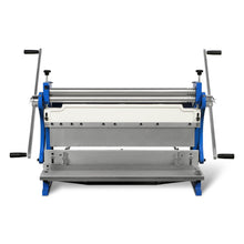 Load image into Gallery viewer, MechMaxx 30-inch 3-in-1 Pan and Box Brake – Slip Roll, Shear, Bending Machine for Sheet Metal, 20 Gauge Mild Steel, Adjustable Fingers, Heavy Duty, Metalworking, Fabrication, Rolling, Bending MMCB3016