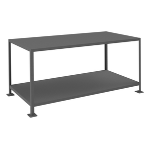 Durham MT367236-3K295 Mt Workbench, 2 Shelves, 36 X 72