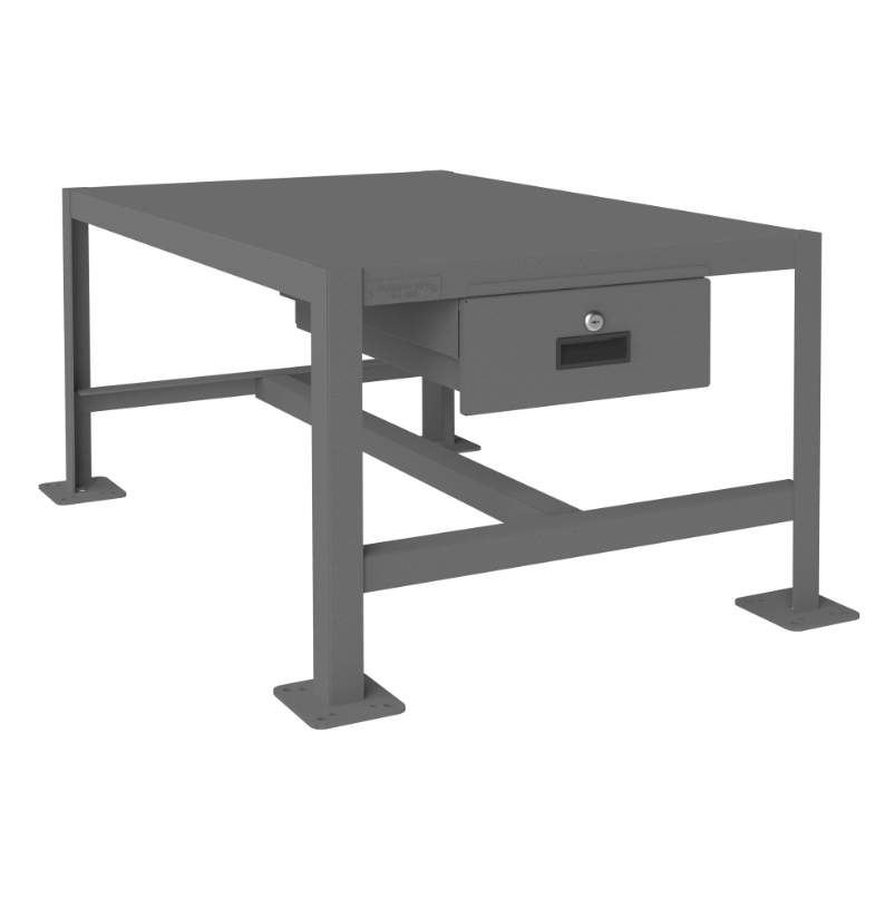 Durham MTD243624-2K195 Mt Workbench, 1 Shelf, 1 Drawer, 24 X 36