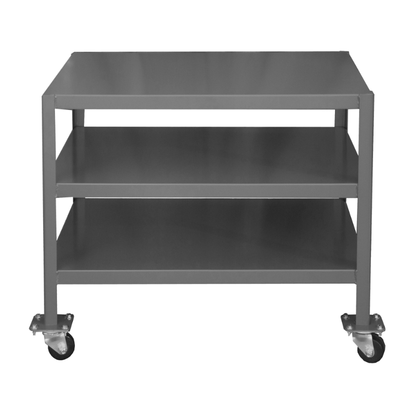 Durham MTM183630-2K395 Mobile Mt Workbench, 3 Shelves, 18 X 36