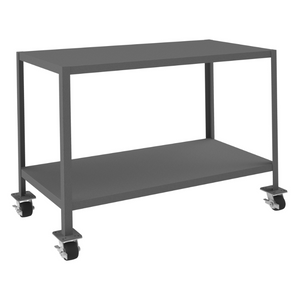 Durham MTM244836-3K295 Mobile Mt Workbench, 2 Shelves, 24 X 48