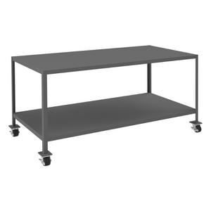 Durham MTM367236-3K295 Mobile Mt Workbench, 2 Shelves, 36 X 72