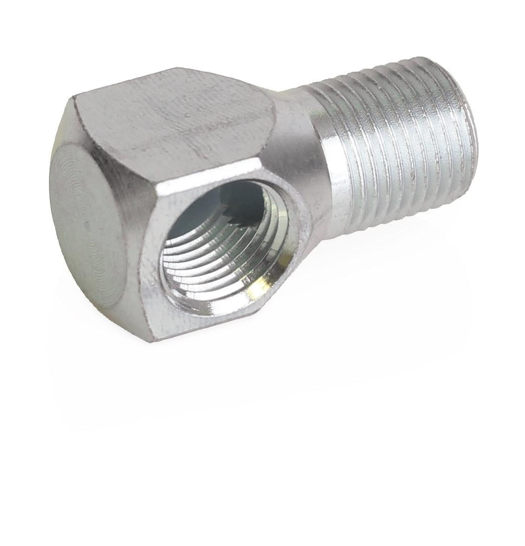 Graco Pipe Fitting - 90° Street Elbow, 1/8 in Female x 1/8 in Male threads, Steel