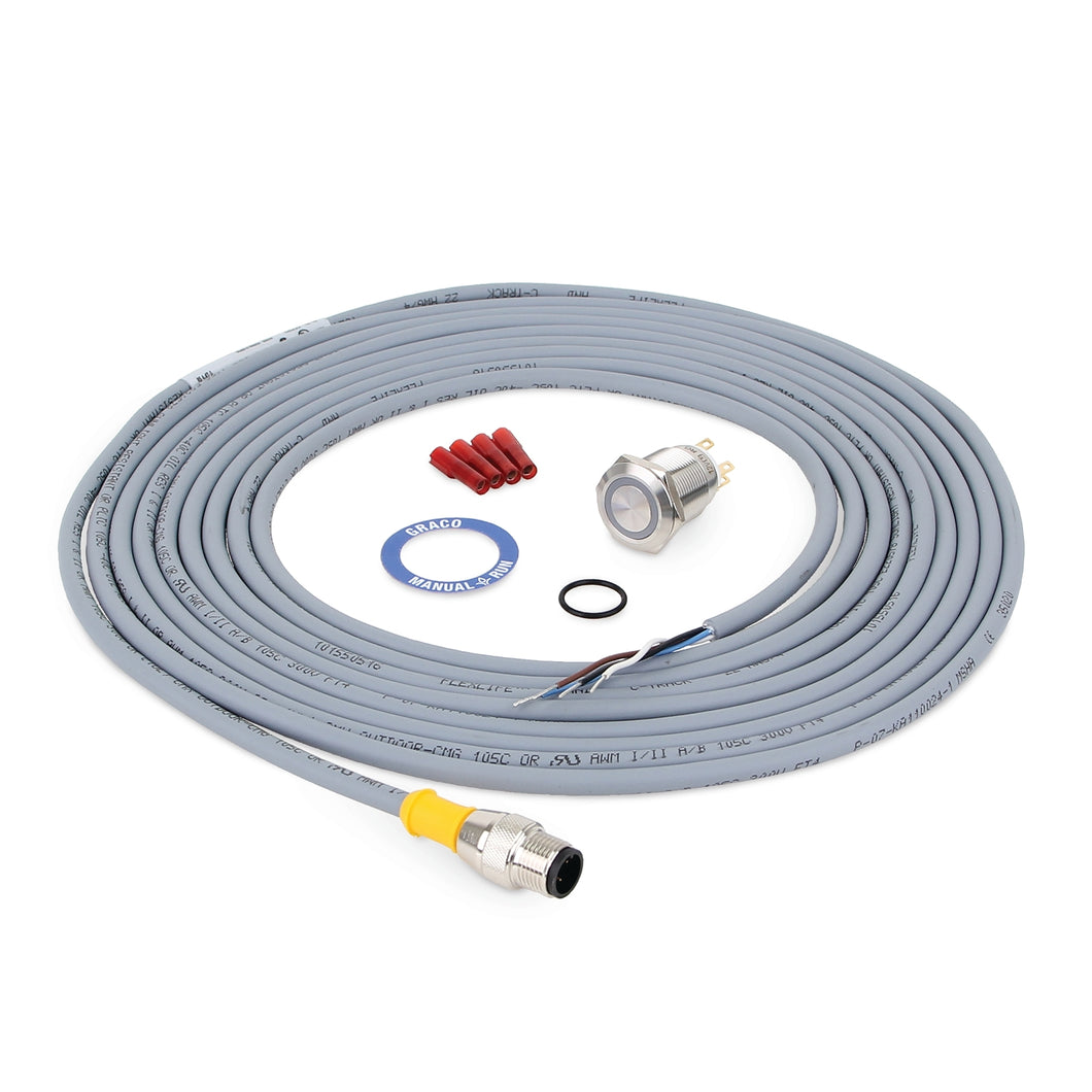 G-Series Pump Accessory - Remote Manual Run/Monitoring Light Kit - 12 VDC, includes 16 foot M12 cable