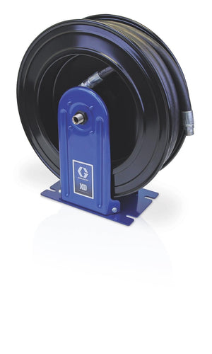 Graco HSMD5B XD30â„¢, Oil, 3/4 in. (19 mm) Inlet, 3/4 in. X 50 ft. (19 mm X 15 m) Hose, NPT, Truck/Bench Mount, Metallic Blue