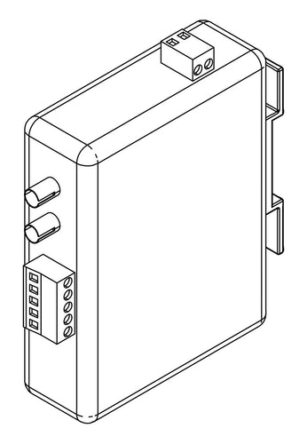 Fiber Optic to Serial Converter, communicate from the Informer to a PLC