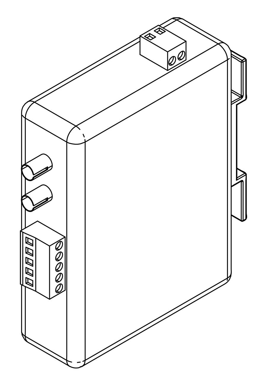 Fiber Optic to Serial Converter, communicate from the Informer to a PLC