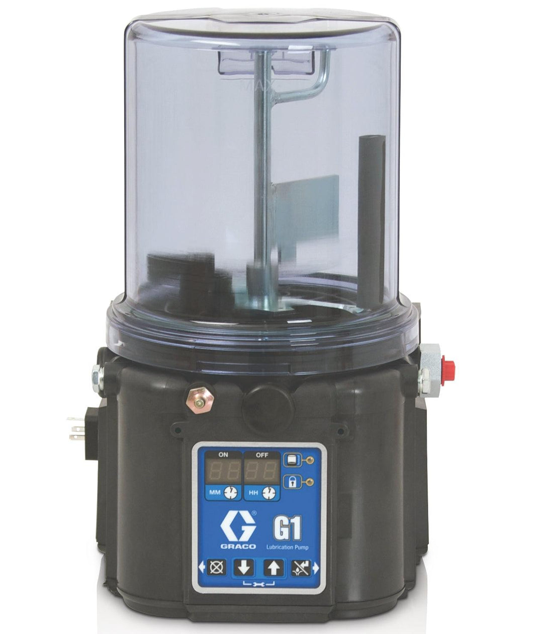 Graco 96G072 G3Â®  Pro Oil Lubrication Pump, 24 VDC, 8 Liter, Low Level with Controller, Remote Manual Run, CPC