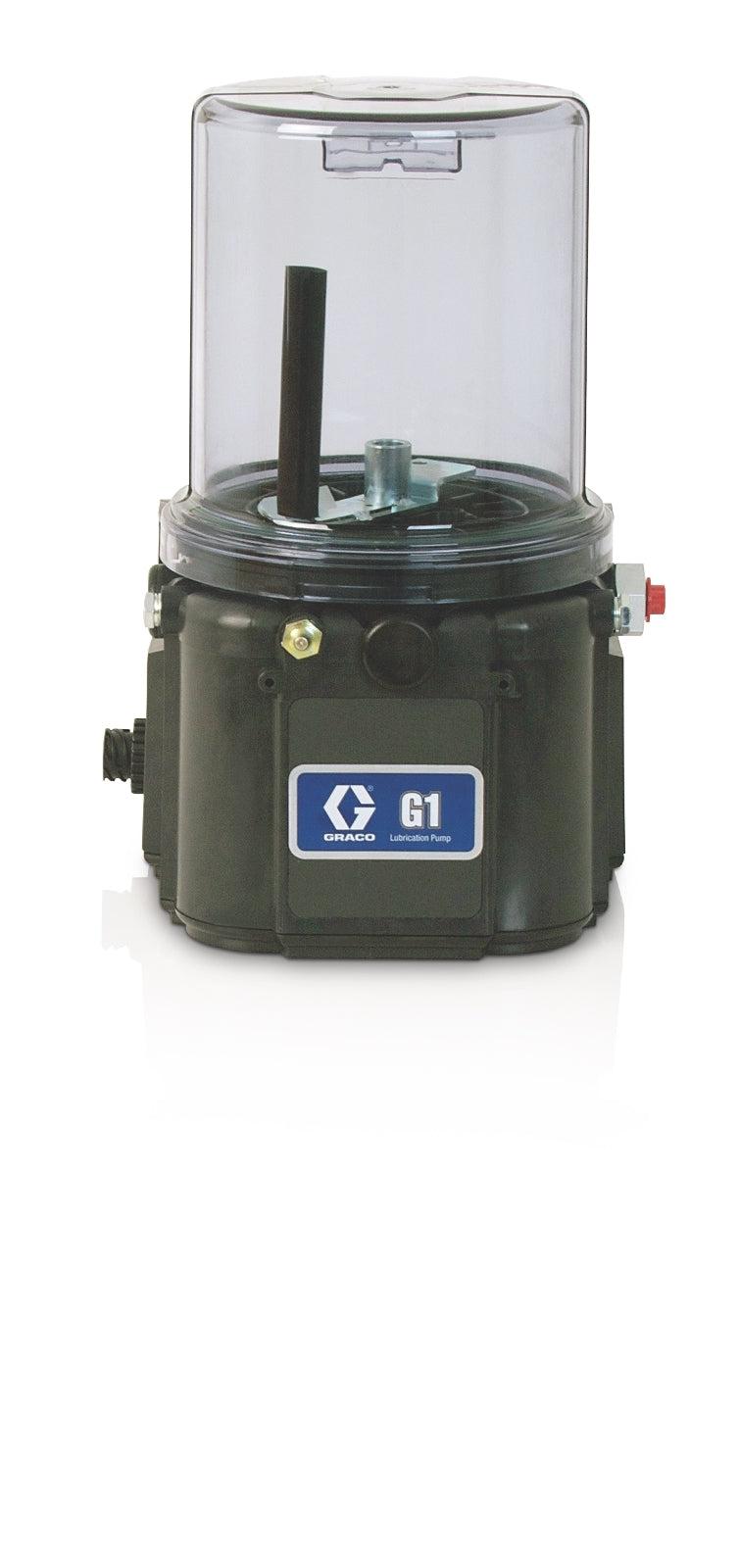Graco 96G056 G3Â®  Standard Grease Lubrication Pump, 90-240 VAC, 8 Liter, External Low Level, DIN