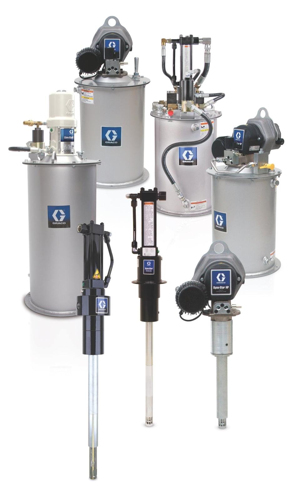 Graco Electric Dyna-Star® HF 24 VDC, Stand Alone Pump for 400 lb (180 kg) Reservoir