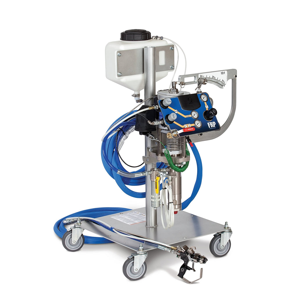 Graco 17:1 Ratio Internal Mix Gel System with 25 ft (7.6 m) Hose and Cart