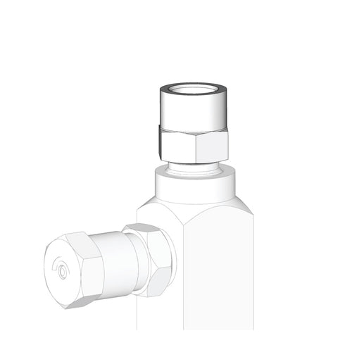 GL-32, GL-33, GL-42, and GL-43 Outlet Fitting - 1/8 NPT(f) outlet, carbon steel